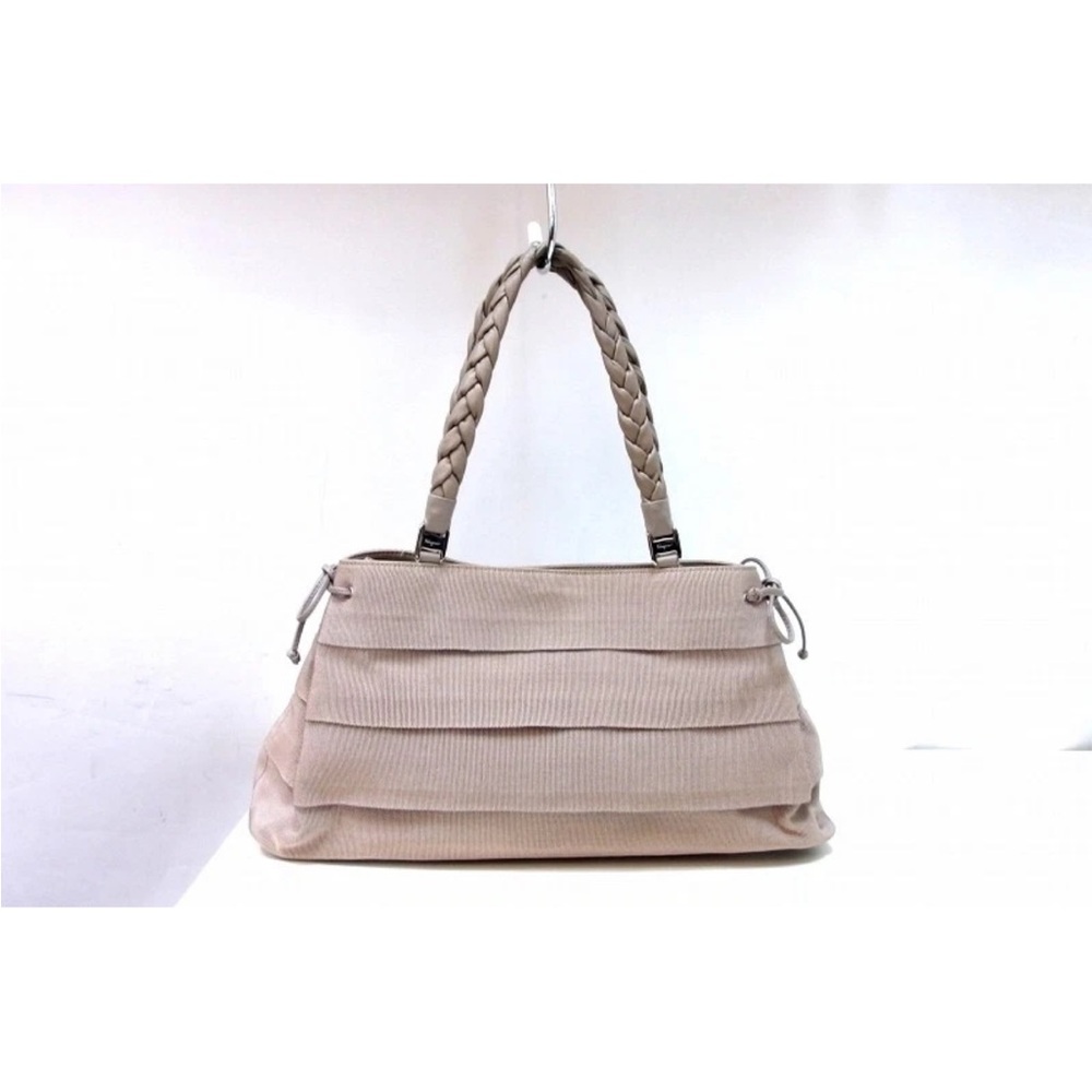 Salvatore Ferragamo Taupe Shoulder Bag